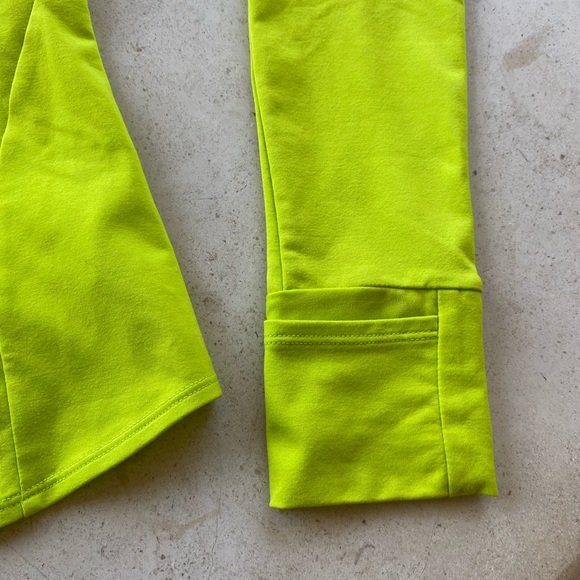 Athleta Malibu Hike Half Zip Neon - Picture 5 of 6